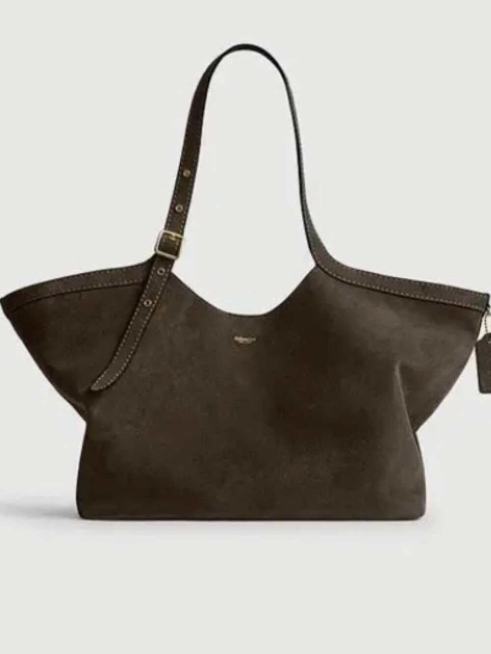 Nwt Coach Gramercy tote suede in olive green authentic